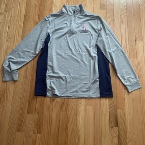 Vineyard Vines America’s Cup 2017 Performance Quarter Zip Size Medium $25
